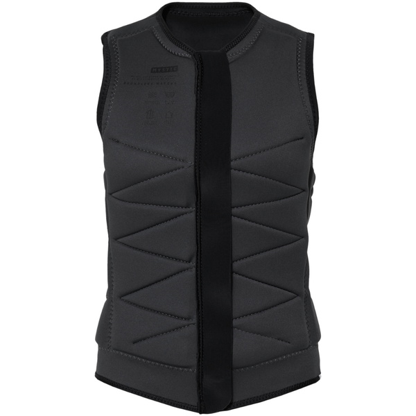 2026 Mystic Womens Juice Front Zip Wake Impact Vest 35005.240221 - Black